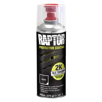 U-POL Raptor spray fekete 2K