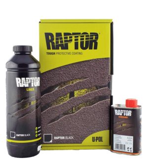 U-POL Raptor Rakfelület védő bevonat fekete 0,95L szett