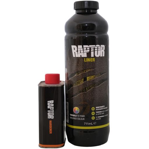 U-POL Raptor Rakfelület védő bevonat színtelen 0,95L szett